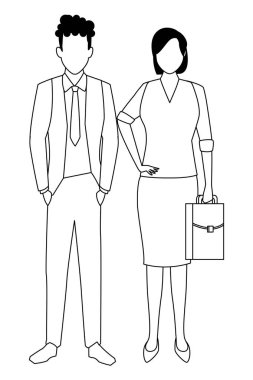 Executive iş karikatür