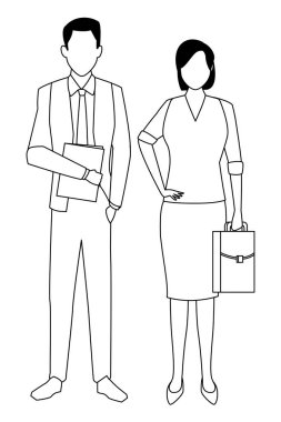 Executive iş karikatür