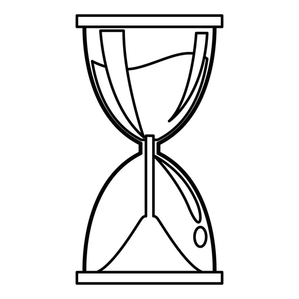 Dibujos animados reloj de arena — Archivo Imágenes Vectoriales