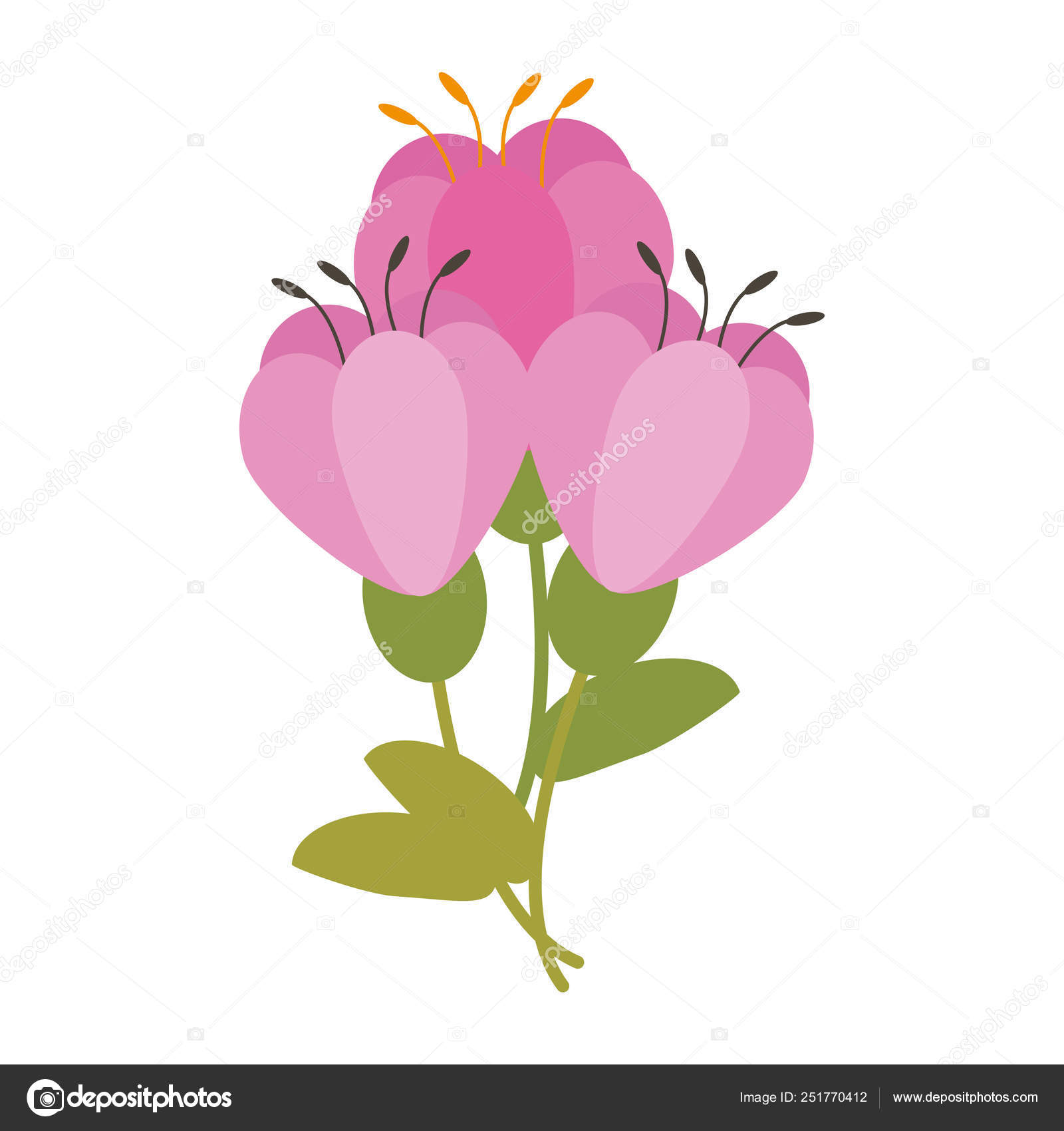 Hermosas flores de dibujos animados aislados vector, gráfico vectorial © jemastock imagen #251770412 Hermosas flores de dibujos animados aislados vector, gráfico vectorial © jemastock imagen #251770412