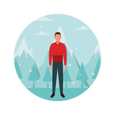 genç adam giyen kazak