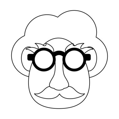 ngry adam glassses mustachen ve siyah beyaz koca burun