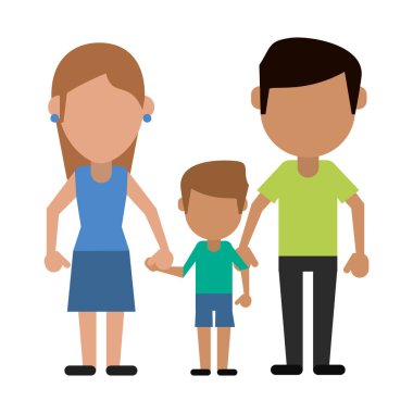 Aile avatar meçhul karikatür