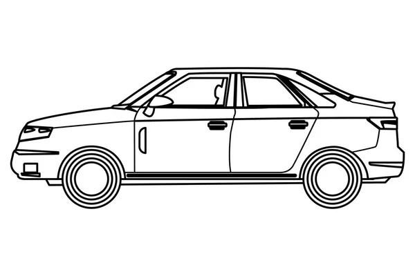 Concept de transport dessin animé — Image vectorielle