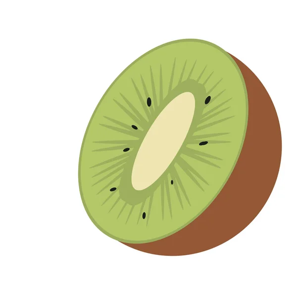 Kiwi fruit vers voedsel — Stockvector