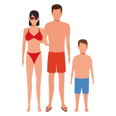 Aile avatar çizgi film karakteri