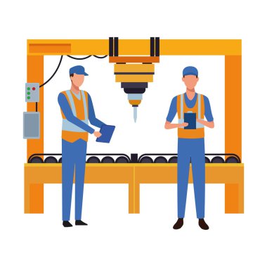 Sanayi üretim çizgi film