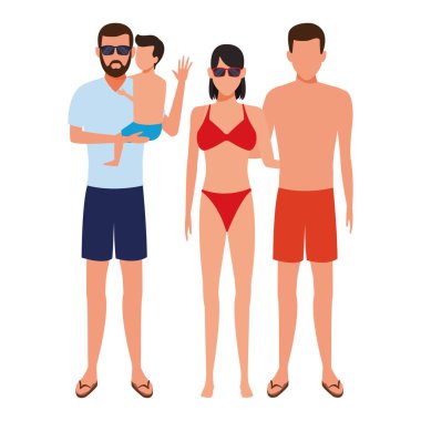 Aile avatar çizgi film karakteri