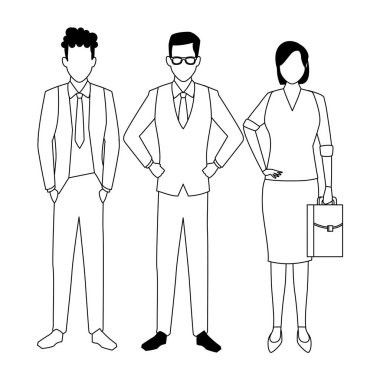 Executive iş karikatür