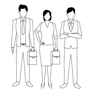 Executive iş karikatür