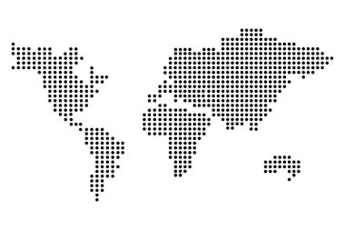 Dünya harita çizgi film