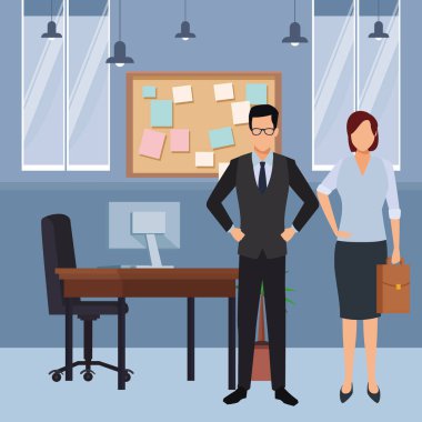 Executive iş karikatür