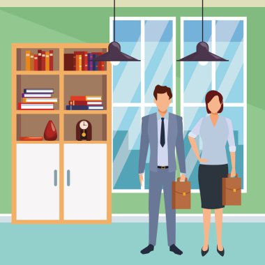 Executive iş karikatür