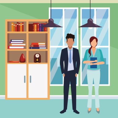 Executive iş karikatür