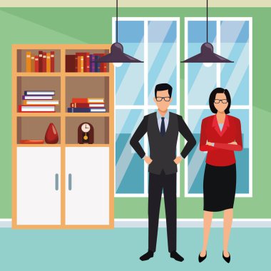 Executive iş karikatür