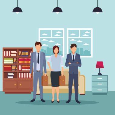 Executive iş karikatür