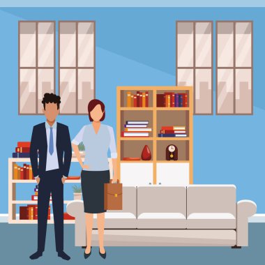 Executive iş karikatür