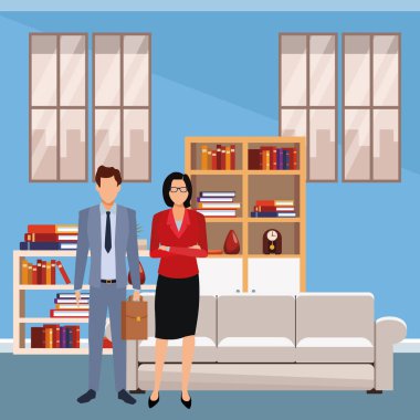 Executive iş karikatür