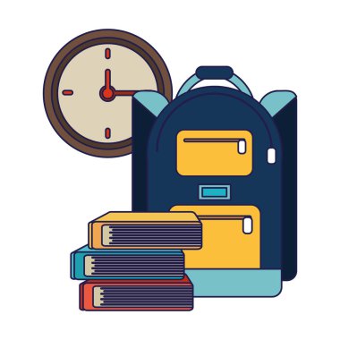 Mavi çizgiler okul gereçleri ve malzemeleri