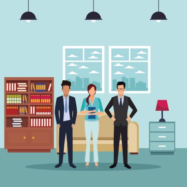 Executive iş karikatür