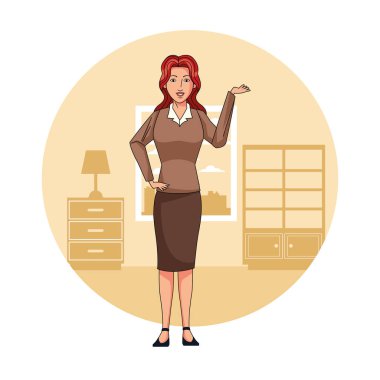 Office Yönetim iş kadını