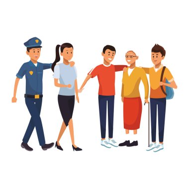 genç adam çizgi film