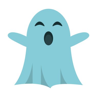 Hayalet çizgi film izole