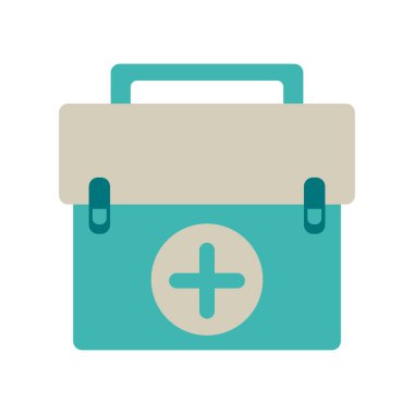 Tıbbi ilk yardım bavul izole