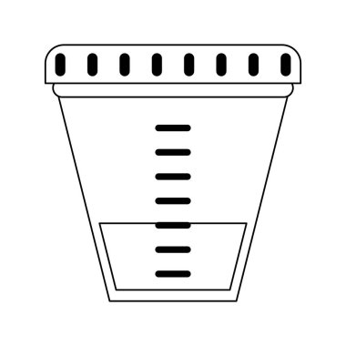 siyah beyaz şişede idrar örneği