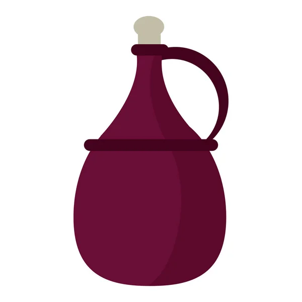Wine jar isolated cartoon — Stock Vector