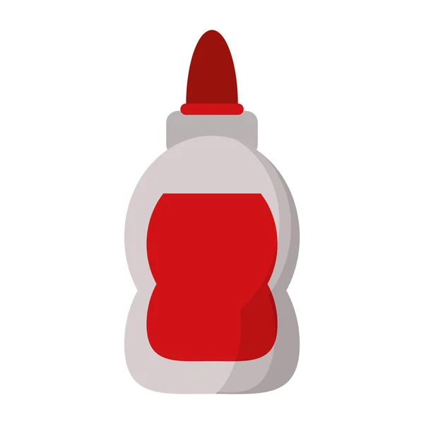 Glue bottle isolated cartoon — Stock Vector