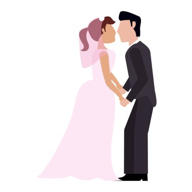 evlilik çift öpüşme