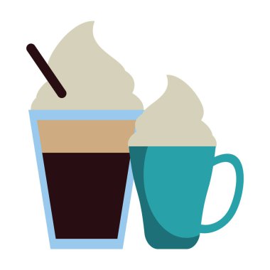 Kahve içecek konsepti