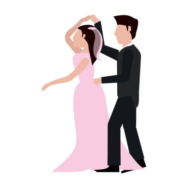 dans düğün çifti