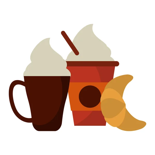 Konzept für Kaffeegetränke — Stockvektor