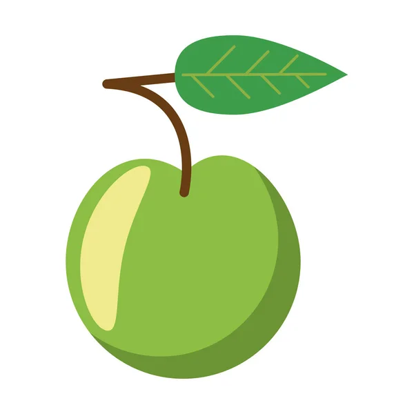 Fruit apple cartoon geïsoleerd — Stockvector