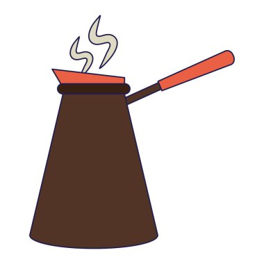 Kavanoz mavi çizgiler çantada kahve filtresi