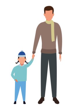 adam tutarak el çocuk ile