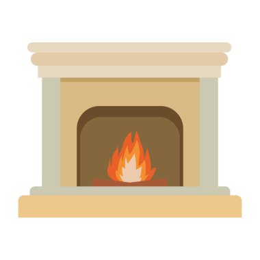 Klasik şömine simgesi