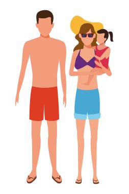 Aile avatar çizgi film karakteri