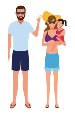 Aile avatar çizgi film karakteri