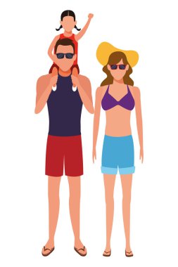 Aile avatar çizgi film karakteri