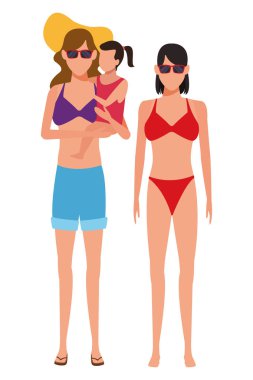 kadın ve çocuk avatar