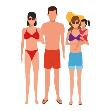 Aile avatar çizgi film karakteri