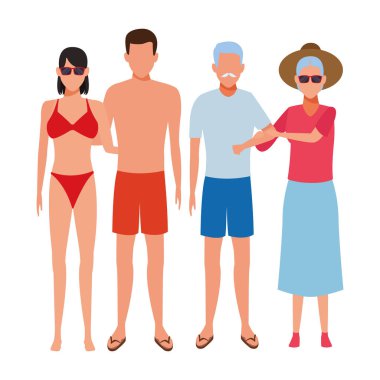 Aile avatar çizgi film karakteri