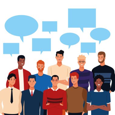 Genç insanlar çizgi film karakteri