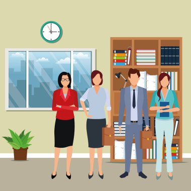 Executive iş karikatür