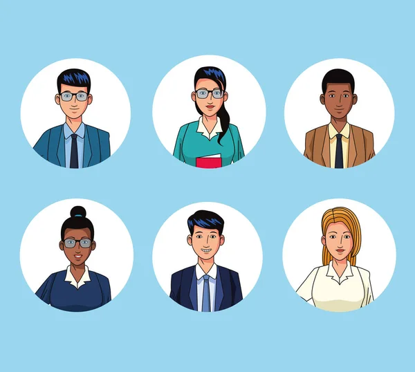 Business people characters — Stock Vector