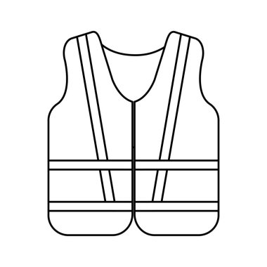 İnşaat işçisi siyah beyaz yelek