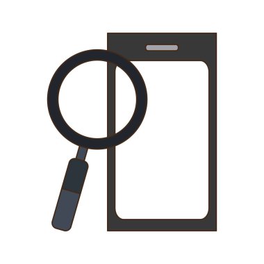 Smartphone ve büyütme cam